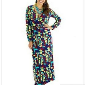 TRACY NEGOSHIAN Devon Crayola Maxi Dress